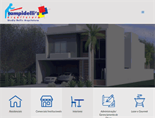 Tablet Screenshot of campidellis.com.br